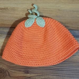 Janie and Jack Pumpkin hat